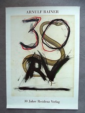 Arnulf rainer ausstellungsplak gebraucht kaufen  Heiligenhafen