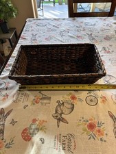 Rectangular woven basket for sale  Pasco