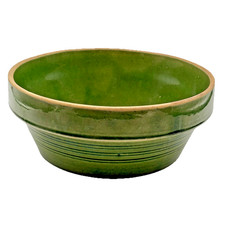 Antique yellowware green for sale  Pottstown