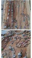 Lote de Joias Brighton Vintage Pulseira de Colar em Tonalidade de Prata - LOTE REVENDEDOR! , usado comprar usado  Enviando para Brazil