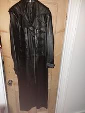 Black real leather for sale  LONDON
