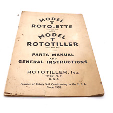 1949 model roto for sale  Foster