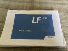 Daf driver handbook. for sale  KILWINNING