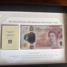 Polymer banknote datestamp for sale  BIRMINGHAM