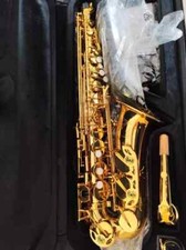 Novo saxofone alto profissional YAS-62 chave de ouro sax eletroforético dourado comprar usado  Enviando para Brazil