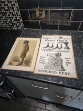 Vintage advertising sign for sale  UPMINSTER