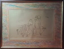 Quadro antico. inchiostro usato  Napoli