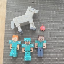 Minecraft figures bundle for sale  BANSTEAD