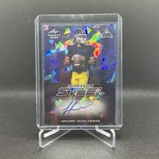 2023 Folha Trinity Aço Julian “Juju” Lewis Auto Azul Gelo Rachado 1/1 🔥🔥 comprar usado  Enviando para Brazil