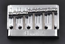 Peça traseira ponte baixo Condor 4 cordas cromada 19 mm espaçamento BB031, usado comprar usado  Enviando para Brazil