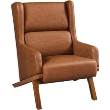 Faux leather armchair for sale  IPSWICH