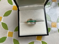 Smaragdring ring smaragden gebraucht kaufen  Solingen