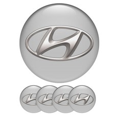 Usado, Hyundai Emblem Nabendeckel Silicone Aufkleber 4st. - Logo Felgendeckel Radkappen comprar usado  Enviando para Brazil