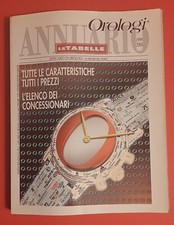 Annuario orologi 1999 usato  Roma
