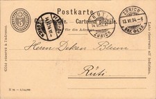 Postkarte stempel zürich gebraucht kaufen  Mönchengladbach