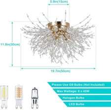 Flush mount modern for sale  Peru