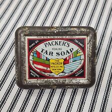 Sabonete de alcatrão vintage em lata Packer's Healing (vazio) - Nova York (c. década de 1940) comprar usado  Enviando para Brazil