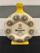 Garrafa colecionadora de cerâmica pintada à mão Tequila MANDALA reposado numerada vazia  comprar usado  Enviando para Brazil