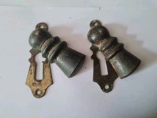 2 X tampas antigas de madeira para furos de chave vintage comprar usado  Enviando para Brazil