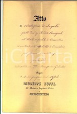 1876 crescentino risoluzione usato  Milano