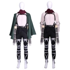 Fantasia cosplay Attack On Titan Mikasa Ackerman roupa de Halloween equipamento de manobra comprar usado Fantasia cosplay Attack On Titan Mikasa Ackerman roupa de Halloween equipamento de manobra comprar usado  Enviando para Brazil