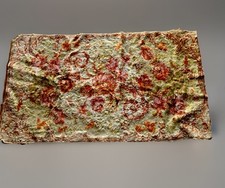 Painel de tecido de veludo corte vintage 36,5”x20,5” floral têxtil antigo europeu comprar usado  Enviando para Brazil