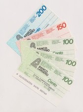 Miniassegni banco lariano usato  Milano