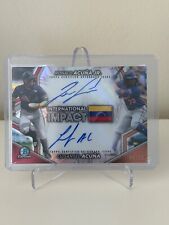 2024 Bowman Chrome International Impact Ronald Jr Luisangel Acuna DUAL AUTOMÁTICO /99 comprar usado  Enviando para Brazil