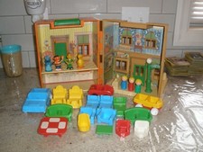 CONJUNTO DE ACESSÓRIOS VINTAGE DE ORIENTAÇÃO INFANTIL SÉSAMO STREET PLAY HOUSE STORE comprar usado  Enviando para Brazil