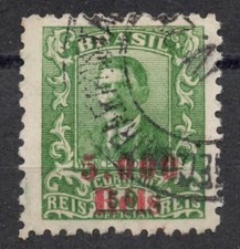 Usado, RHM:BR 342 1928 Brasil 5000/50 Rèis OFICIAS WENCESLAU BRAZ COM SOBRESTAMPA comprar usado  Enviando para Brazil