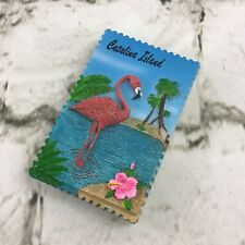 Ímã de geladeira Catalina Island rosa flamingo falha colecionável de viagem comprar usado  Enviando para Brazil