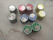 Poker chips casino gebraucht kaufen  Großenhain