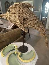 Wicker dolphin decoration for sale  Marietta