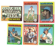 1975 Topps MINI B - MILWAUKEE BREWERS Team Set EX+ Estado comprar usado  Enviando para Brazil