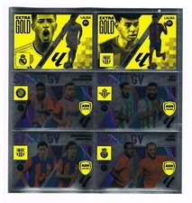 LAMINA CON 6 STICKERS BORDE  COLOR PLATA ERROR EXTRA GOLD BELLIGHAM LAMINE YAMAL comprar usado  Enviando para Brazil