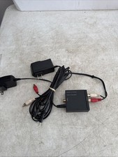 Adaptador conversor digital óptico coaxial Toslink sinal de áudio para analógico SPDIF RCA comprar usado  Enviando para Brazil