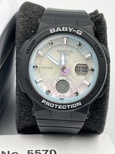 Usado, Relógio Casio Baby-G BGA-250 módulo pulseira preta 5570 face azul rosa em excelente estado usado comprar usado  Enviando para Brazil