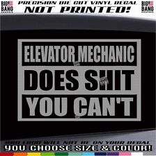 Elevator mechanic vinyl for sale  Oregon
