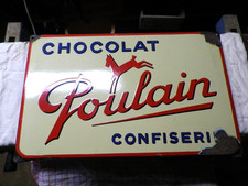 Plaque émaillée chocolat d'occasion  Confolens