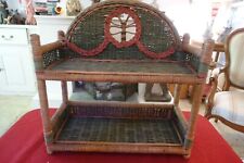 Etagere vintage rotin d'occasion  Sarrians