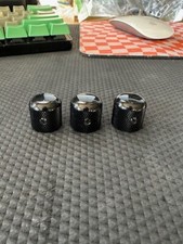 Botão Stew Mac Dome, preto, eixo de 1/4” (conjunto de 3 botões) comprar usado  Enviando para Brazil