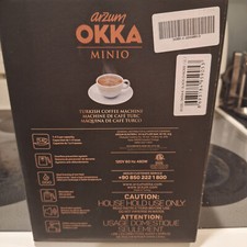  Máquina de café Arzum Okka Minio automática turca/grega, EUA 120V UL, preta/cromo comprar usado  Enviando para Brazil