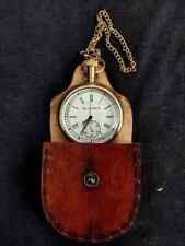 Relógio de bolso vintage bronze elgin colecionável antigo latão relógio de bolso PRESENTE comprar usado  Enviando para Brazil