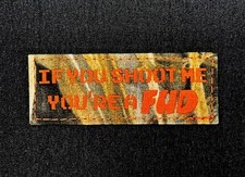FUD WORLDWIDE x DUMPSTER DEFENSE IYSMYAF PATCH não WRMFZY, SUPDEF comprar usado  Enviando para Brazil