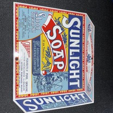 sunlight soap sign advertising for sale  BURNTWOOD