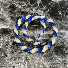 Gold tone blue for sale  Buckley