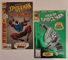Teia do Homem-Aranha #118 e 100 (1º aplicativo de Ben Riley como A Aranha Escarlate!) 1994 comprar usado  Enviando para Brazil