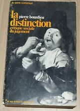 Bourdieu distinction critique d'occasion  Canet-en-Roussillon