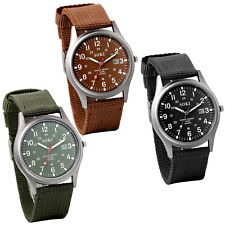 Relógio de pulso masculino INFANTRY militar exército esportes quartzo data exibição pulseira de náilon comprar usado  Enviando para Brazil