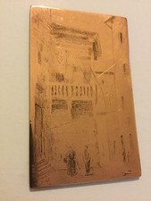 Antica incisione lastra usato  San Godenzo